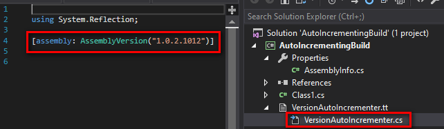 Auto-increment build numbers in Visual Studio | MAKOLYTE