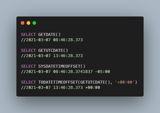 How To Store Date In Database