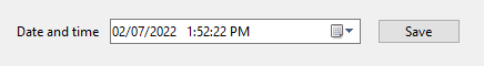 WinForms - DateTimePicker showing date and time