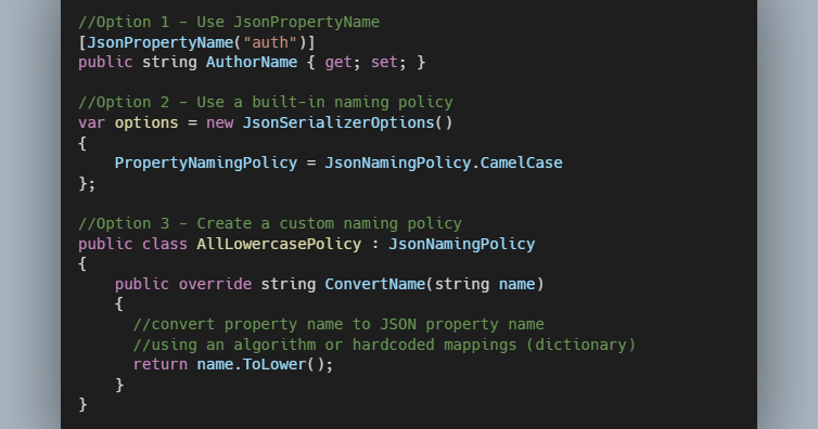 Json Without Property Names