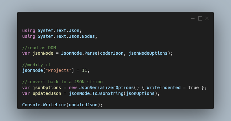 C How To Use JsonNode To Read Write And Modify JSON MAKOLYTE