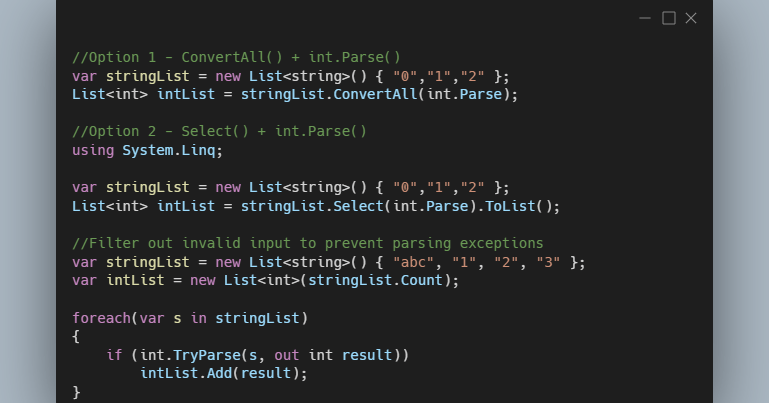 c-convert-string-list-to-int-list-makolyte