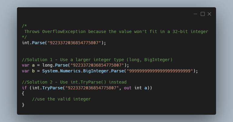overflowexception-value-was-either-too-large-or-too-small-for-an-int32